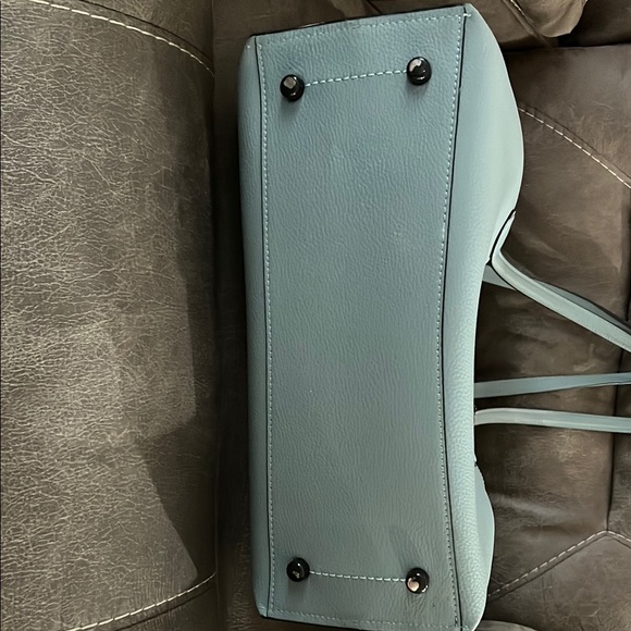 Coach blue Leather Tote Bag - Picture 4 of 8